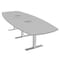 Skutchi Designs 45 in W, 145 in L, 29 in H, Engineered Wood Top, Grey HAR-ABOT-46X143-T-ELEC-XD01 - alternate 1